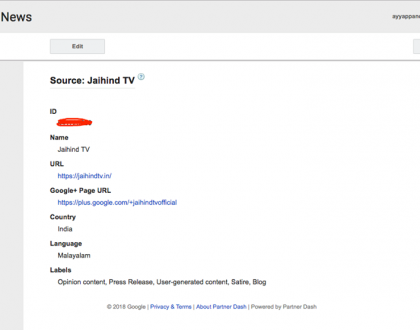 Jai Hind TV Google News
